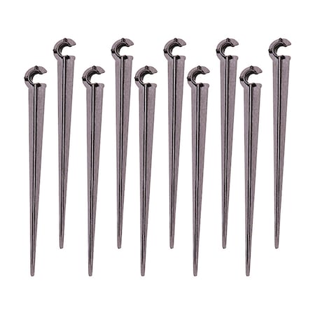Raindrip Raindrip For 1/4 in. Tubing Drip Irrigation Tubing Stake 4 in. H 10 pk R380CT
